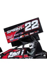 LOSI LOS-2359 LOSI 1/10 22S SPRINT 2WD BRUSHLESS RTR (BATTERY & CHARGER INCLUDED), RED