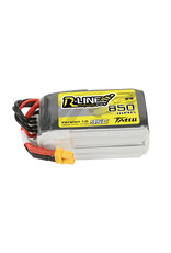 TATTU TAA8504S95XT3 TATTU 850MAH 4S 95C 14.8V R-LINE LIPO BATTERY PACK: XT30