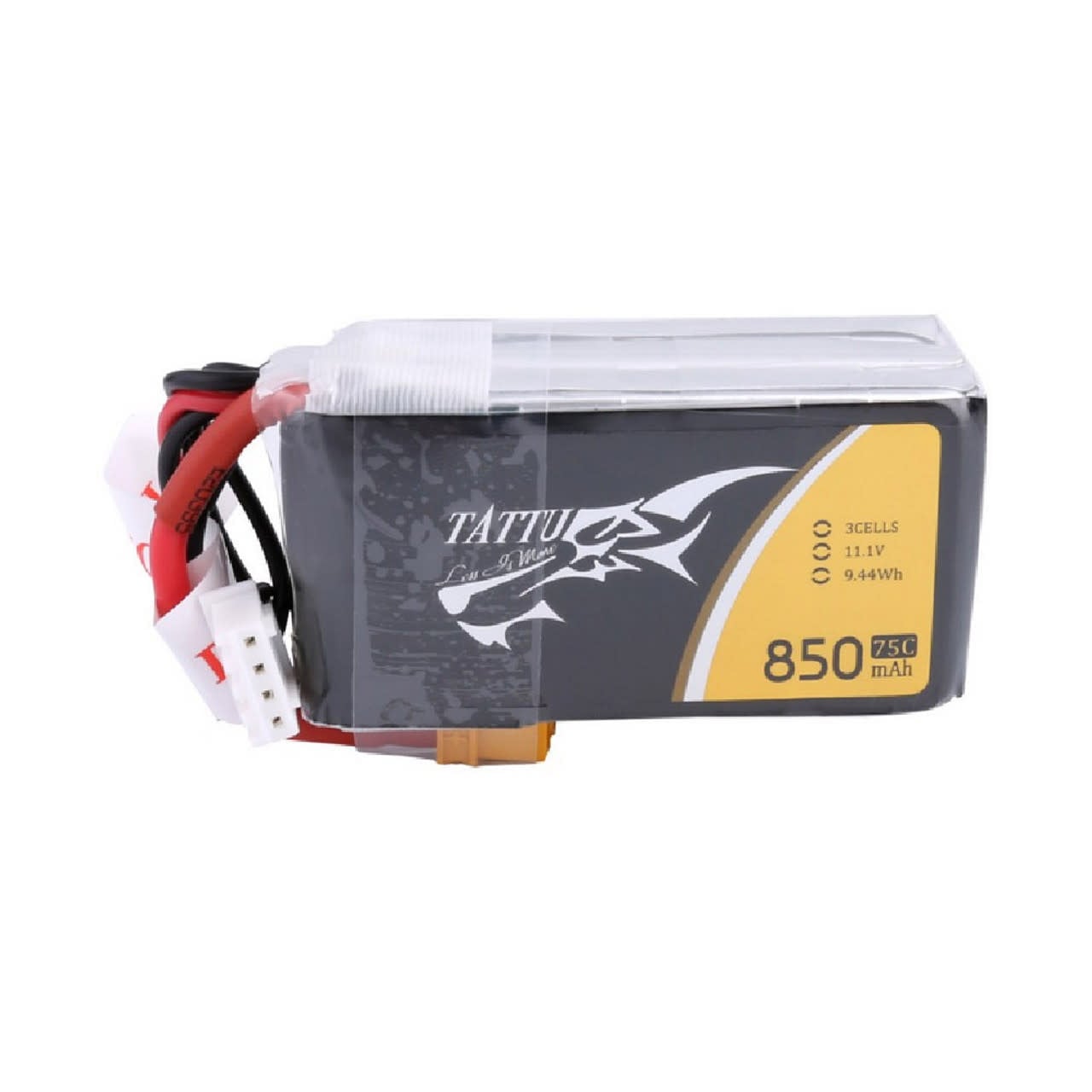 TAA8503S75XT3 TATTU 850MAH 3S 11.1V 75C LIPO BATTERY PACK: XT30
