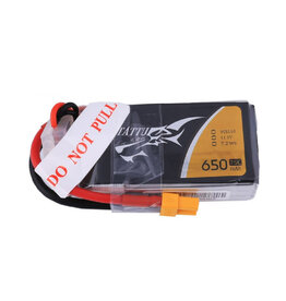 TATTU TAA6503S75XT3 TATTU 650MAH 3S 75C 11.1V LIPO BATTERY PACK:  XT30