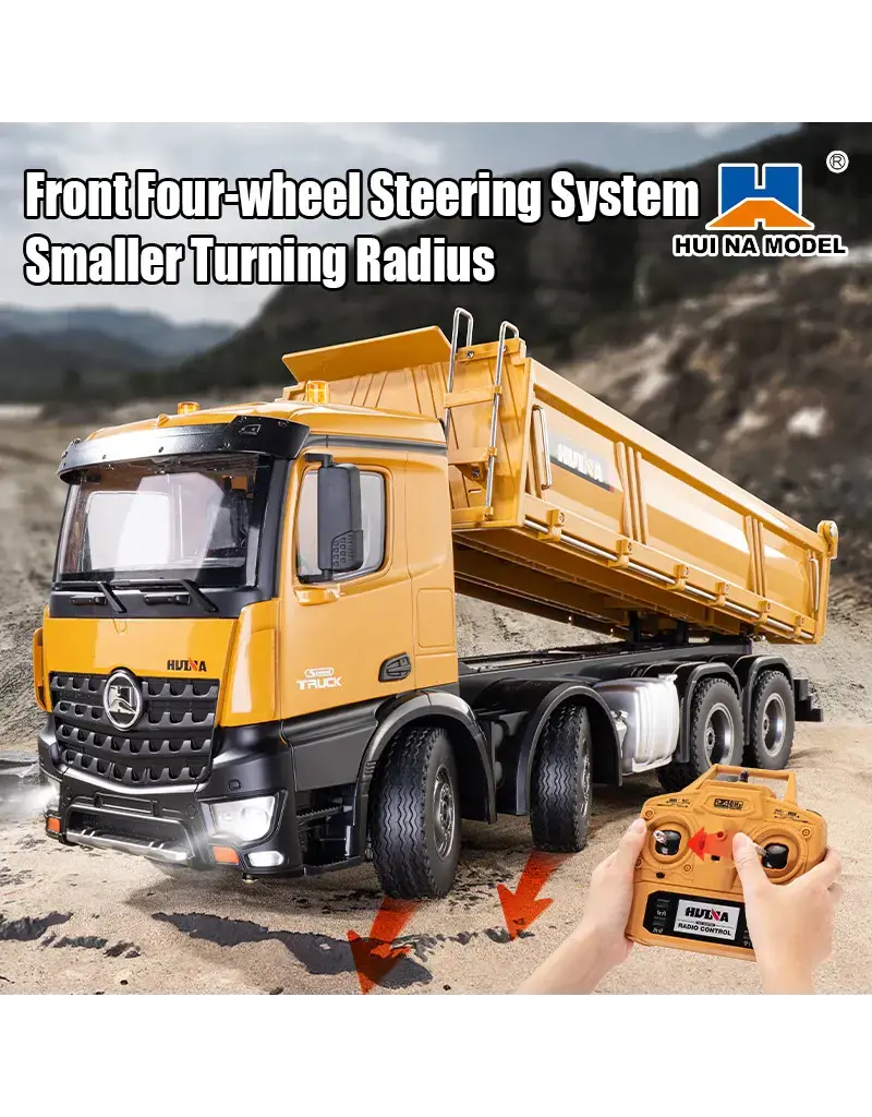 HUINA HUN11536 8X8 RC DUMP TRUCK