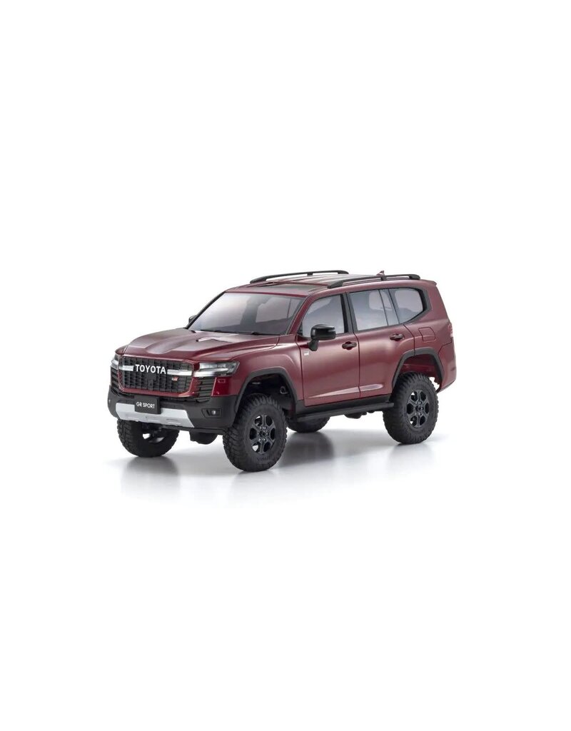 KYOSHO KYO32538MR MINI-Z 4X4 READYSET TOYOTA LAND CRUISER 300 GR SPORT DARK RED MICA METALLIC