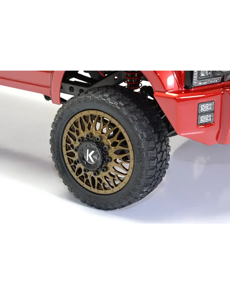 CEN RACING CEG8989 FORD F450 KG1 EDITION 1/10 4WD RTR, RED CANDY APPLE