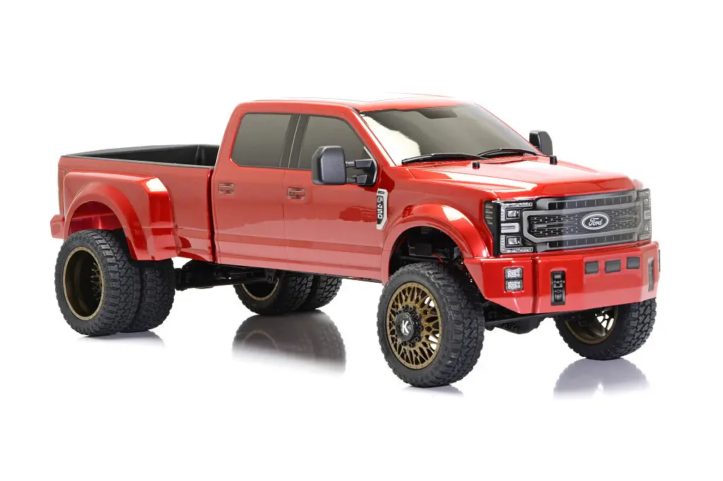 CEG8989 FORD F450 KG1 EDITION 1/10 4WD RTR, RED CANDY APPLE