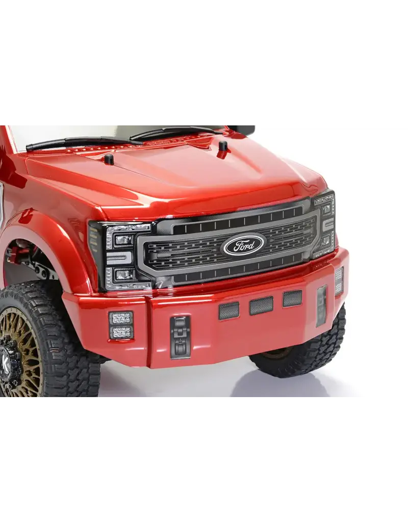 CEN RACING CEG8989 FORD F450 KG1 EDITION 1/10 4WD RTR, RED CANDY APPLE
