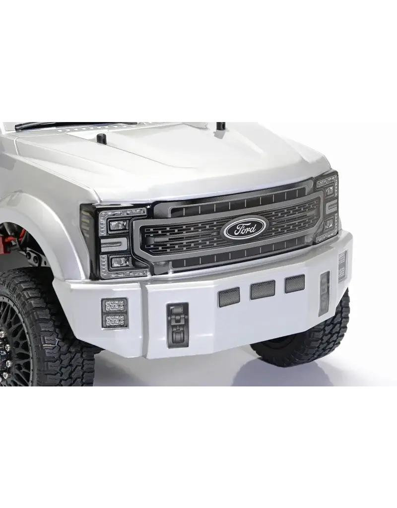 CEN RACING CEG8988 FORD F450 KG1 EDITION 1/10 4WD RTR, SILVER MERCURY