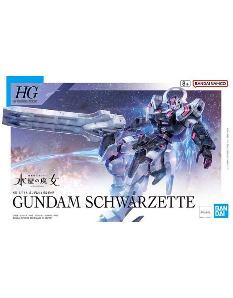 BANDAI BAN2620602 BANDAI HG GUNDAM SCHWARZETTE "WITCH OF MERCURY"