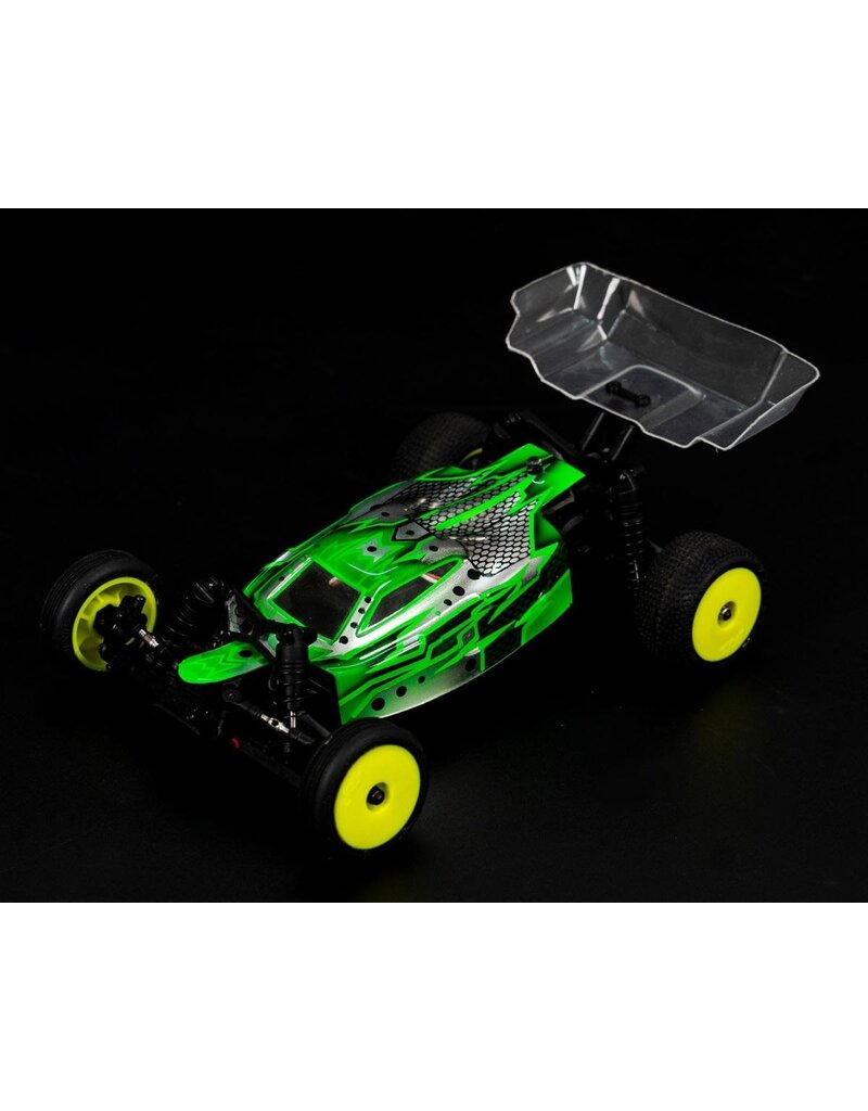 RADIANZ DESIGN RLM-1026 VELO LEXAN MICRO-B  BUGGY BODY: PRE-PAINTED GLOWSHIFT