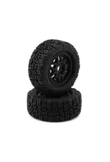 METHOD RC MTD1200V2 TERRAFORM V2 BELTED 1/7 SHORT COURSE PRE-MOUNTED TIRES W/17MM HEX & SWITCH WHEELS (BLACK) (2)
