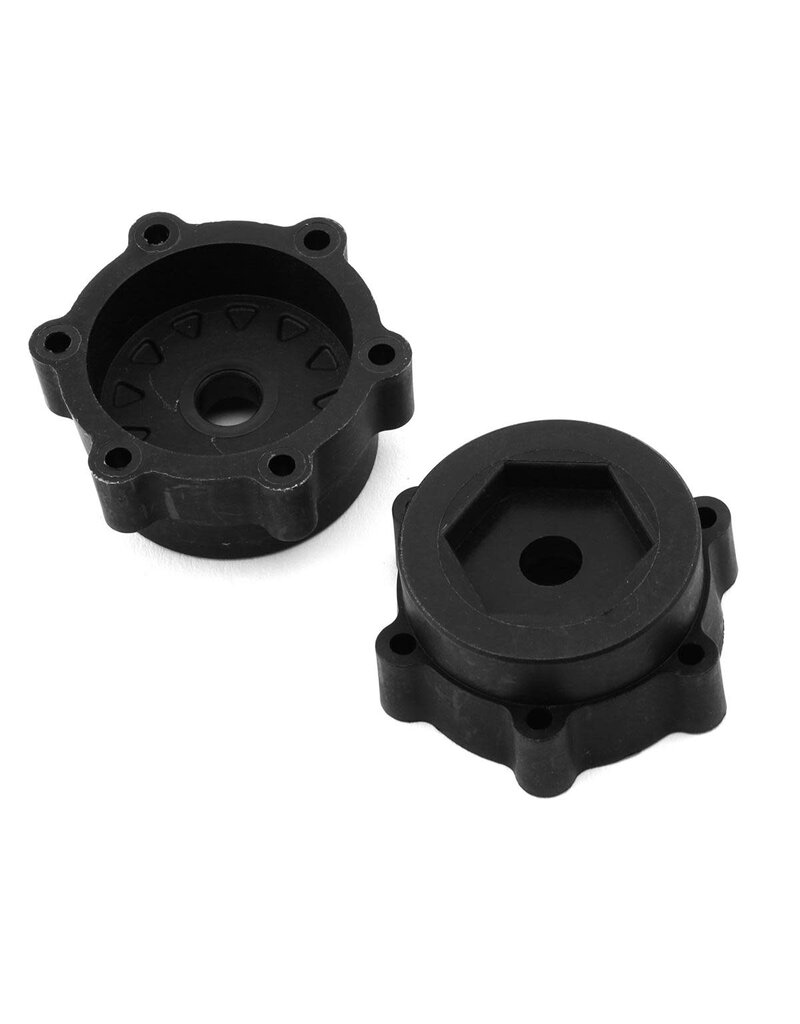 METHOD RC MTD1200V2 TERRAFORM V2 BELTED 1/7 SHORT COURSE PRE-MOUNTED TIRES W/17MM HEX & SWITCH WHEELS (BLACK) (2)