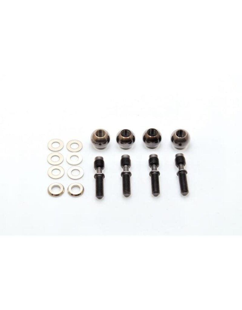 HOBAO RACING HOA89604 STEERING PIVOT BALL SET