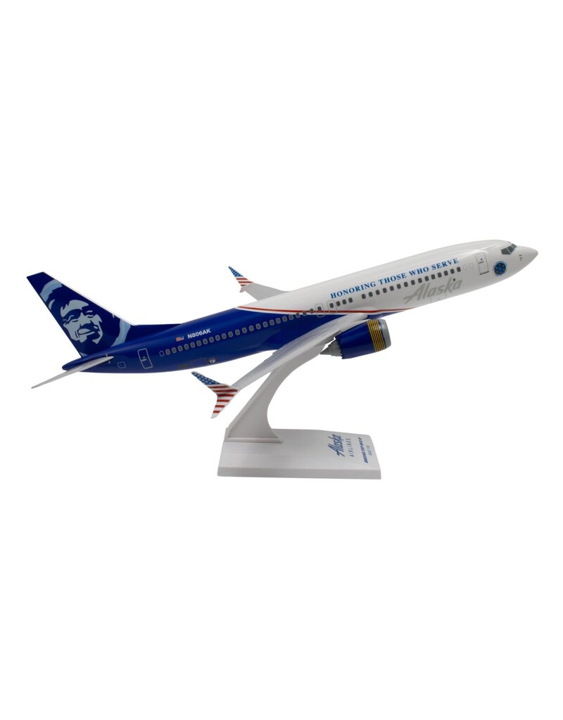 SKYMARKS SKR1180 1/130 SCALE ALASKA VETERANS 737MAX8