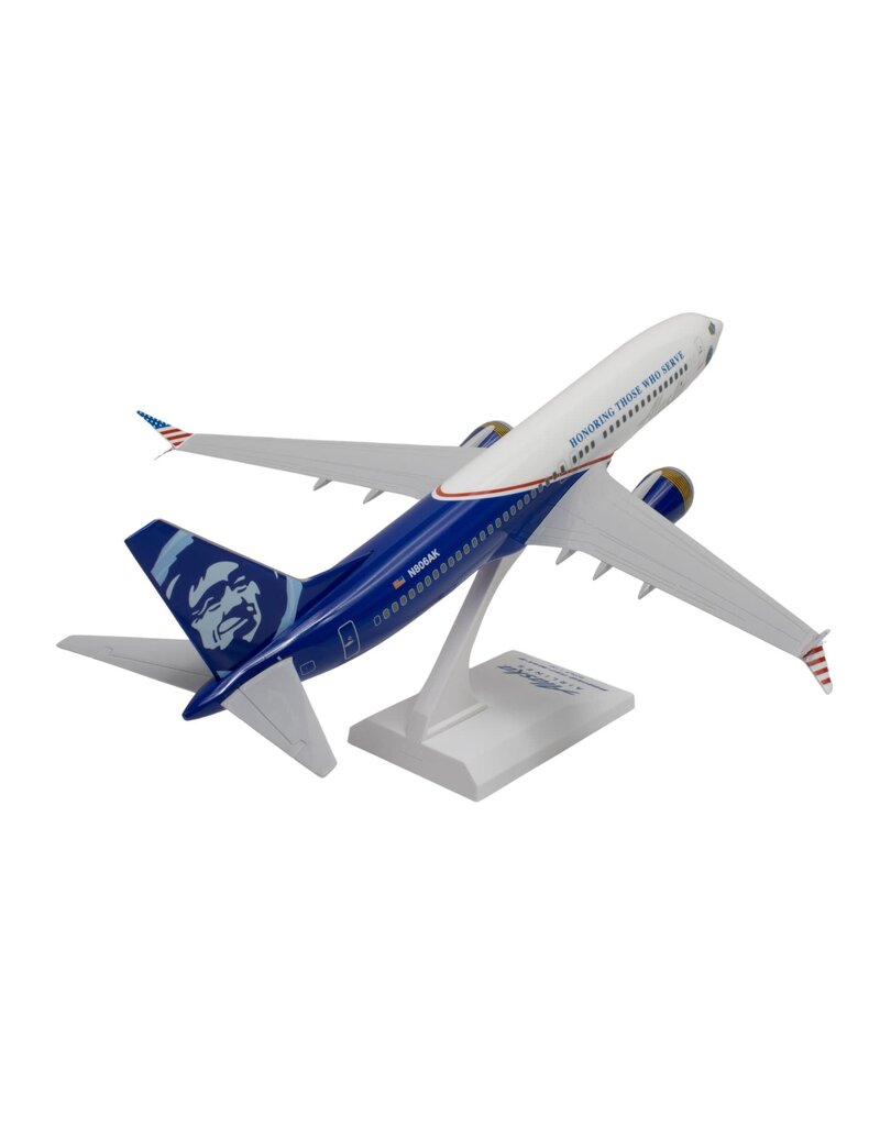 SKYMARKS SKR1180 1/130 SCALE ALASKA VETERANS 737MAX8