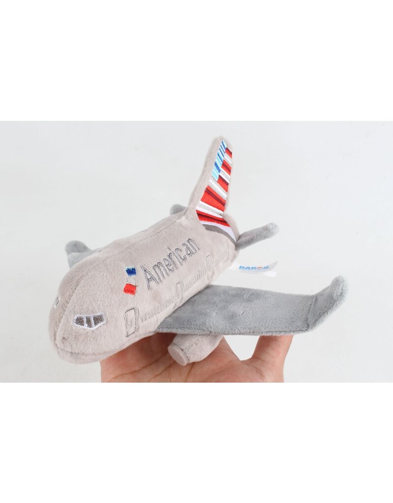 DARON WORLDWIDE MT004-1 AMERICAN AIRLINES PLUSH AIRPLANE