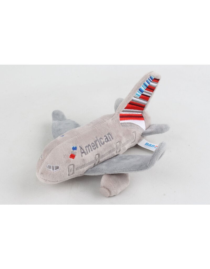 DARON WORLDWIDE MT004-1 AMERICAN AIRLINES PLUSH AIRPLANE