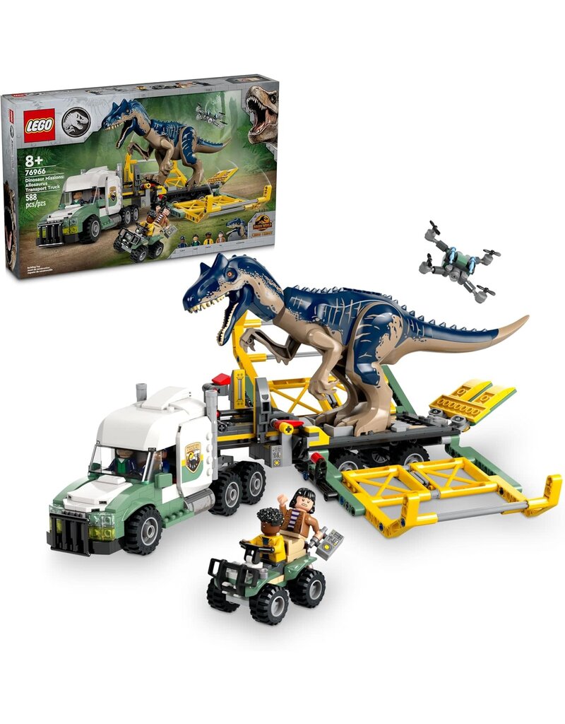 LEGO LEGO 76966 JURASSIC PARK DINOSAUR MISSIONS: ALLOSAURUS TRANSPORT TRUCK