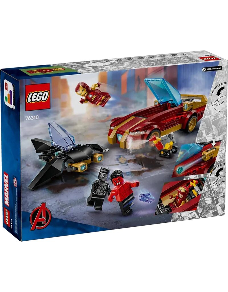 LEGO LEGO 76310 MARVEL IRON MAN CAR & BLACK PANTHER VS. RED HULK