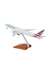 SKYMARKS SKR5041 SKYMARKS AMERICAN 777-300 1/200 W/GEAR & WOOD STAND