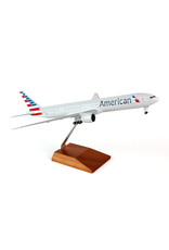 SKYMARKS SKR5041 SKYMARKS AMERICAN 777-300 1/200 W/GEAR & WOOD STAND