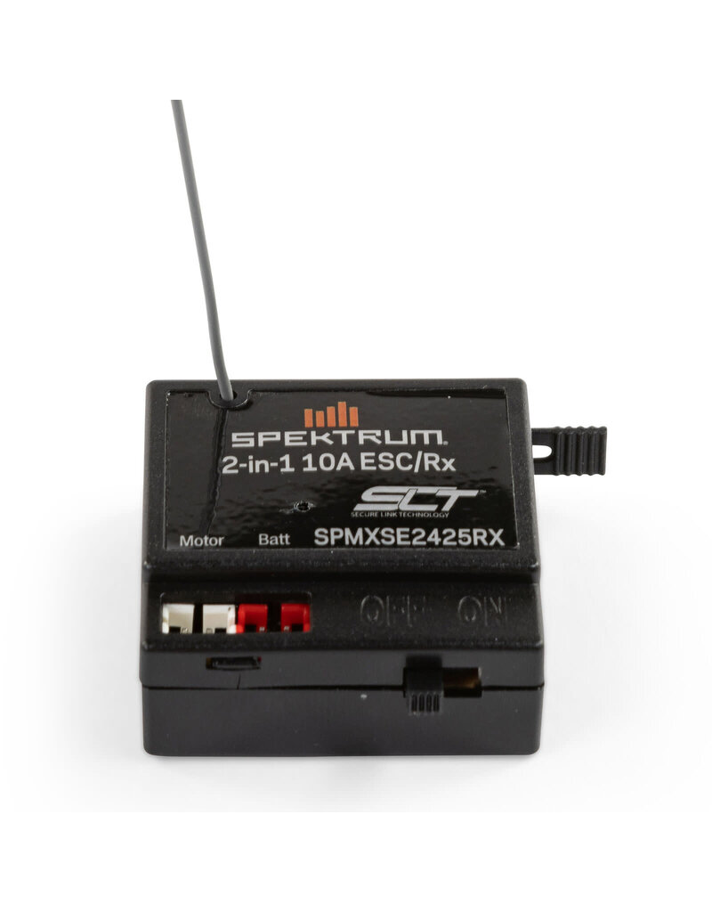 SPEKTRUM SPMXSE2425RX  2N1 10A SLT ESC/RX 1/24 SCALE
