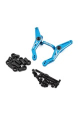 YEAH RACING YEA-TATT-014BU TAMIYA TT-02 RWD ALUMINUM STEERING RACK (BLUE)