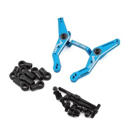 YEAH RACING YEA-TATT-014BU TAMIYA TT-02 RWD ALUMINUM STEERING RACK (BLUE)