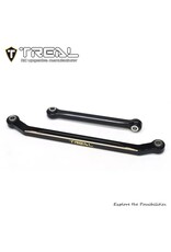 TREAL TRLX0048D6EMJ REDCAT ASCENT-18 BRASS FRONT STEERING LINK SET 13.1G: BLACK (2)