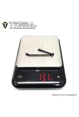 TREAL TRLX0048D6EMJ REDCAT ASCENT-18 BRASS FRONT STEERING LINK SET 13.1G: BLACK (2)