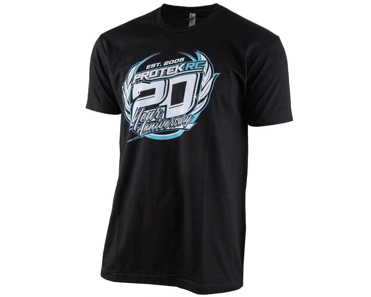 PTK-1019-M PROTEK RC 20TH ANNIVERSARY SHORT SLEEVE T-SHIRT (BLACK) (M)