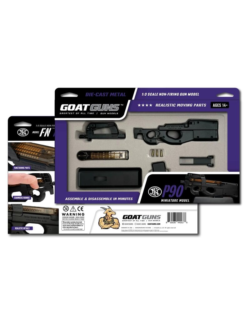GOAT GUN GOAP90 1/3 SCALE DIE CAST FN HERSTAL P90 MODEL SUBMACHINE GUN