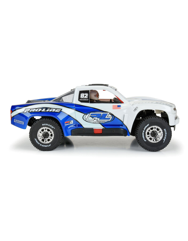 PROLINE RACING PRO367517 1/16 PRE-CUT 2019 CHEVY SILVERADO TROPHY TRUCK CLEAR BODY: GROM