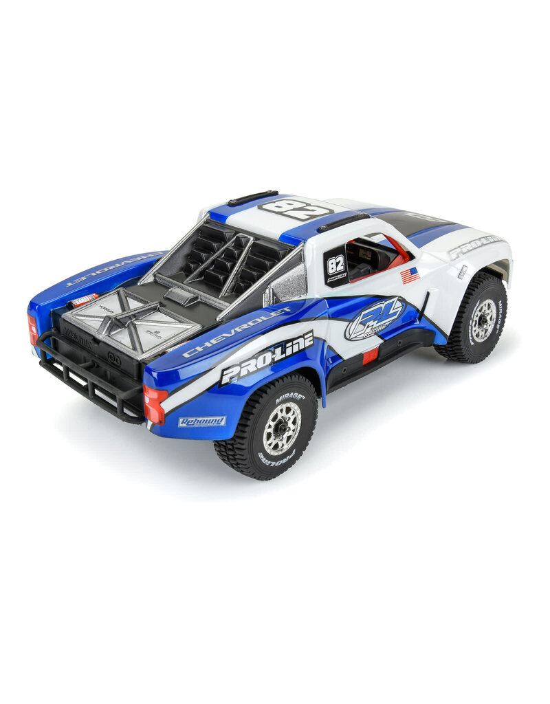 PROLINE RACING PRO367517 1/16 PRE-CUT 2019 CHEVY SILVERADO TROPHY TRUCK CLEAR BODY: GROM