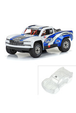 PROLINE RACING PRO367517 1/16 PRE-CUT 2019 CHEVY SILVERADO TROPHY TRUCK CLEAR BODY: GROM