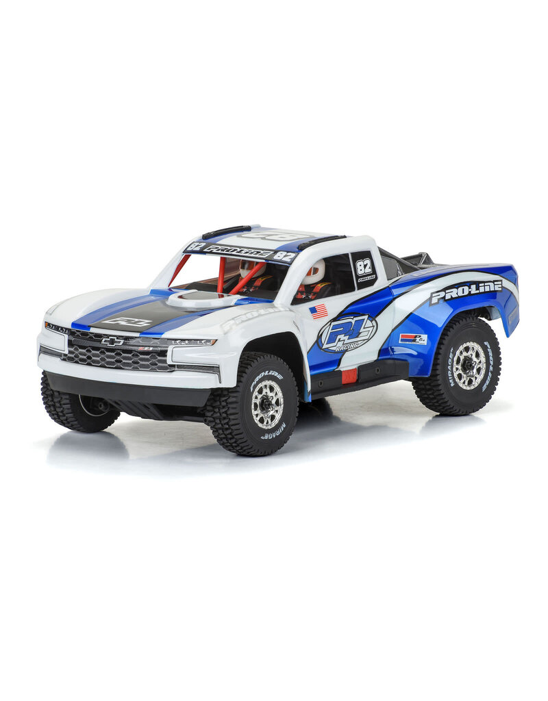 PROLINE RACING PRO367517 1/16 PRE-CUT 2019 CHEVY SILVERADO TROPHY TRUCK CLEAR BODY: GROM