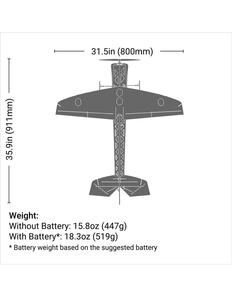 E-FLITE EFL02950 4-SITE 3D FF (FLAT FOAMY) 800MM BNF BASIC WITH AS3X AND SAFE SELECT