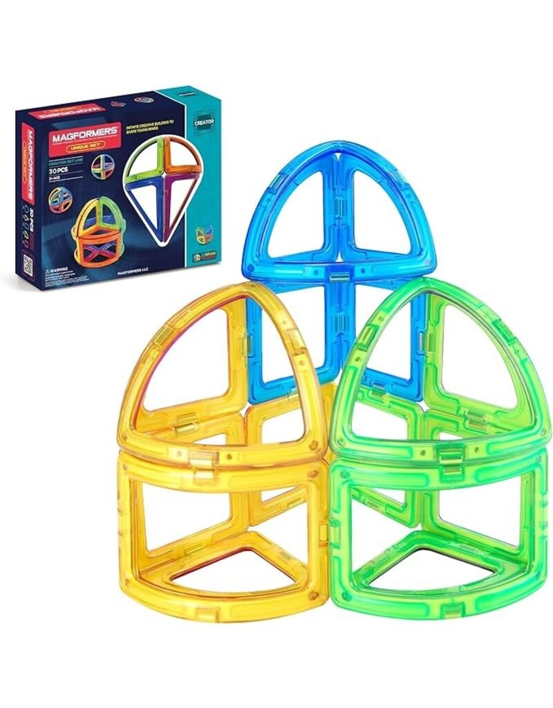 MAGFORMERS 30 PCS MAGFORMER CREATER UNIQUE SET