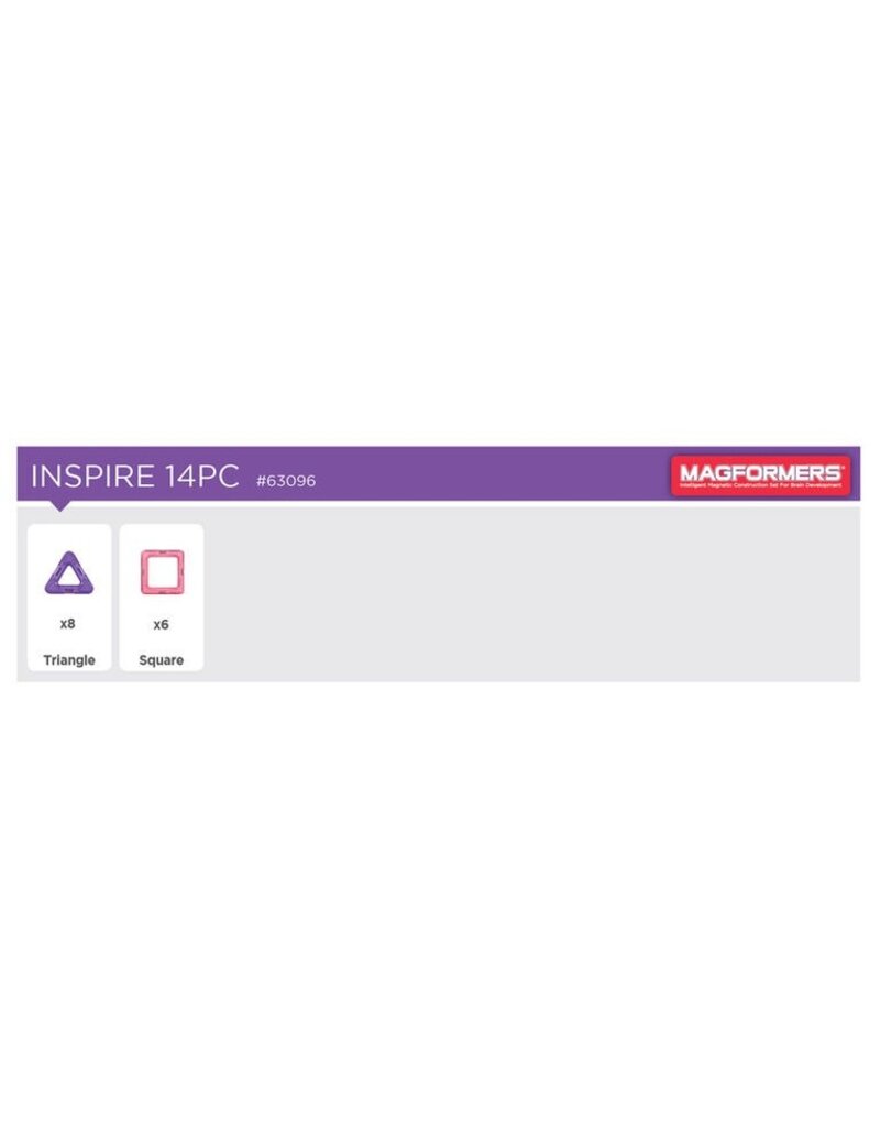 MAGFORMERS MAGFORMERS 14 PCS INSPIRE SET