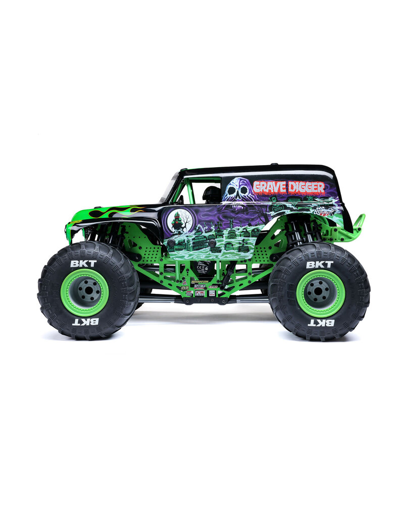 LOSI LOS04028T1 LMT 2.0: 4WD SOLID AXLE MONSTER TRUCK RTR - GRAVE DIGGER