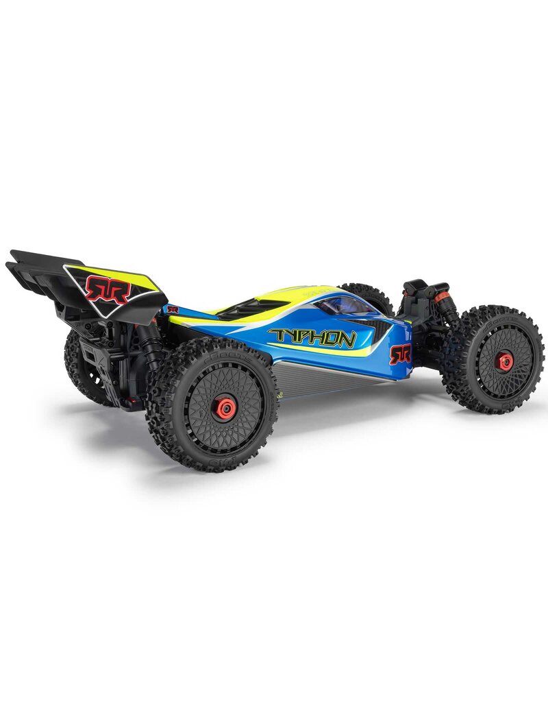 ARRMA ARA4206V4T1 1/8 TYPHON 4X4 RTR BRUSHED BUGGY, BLUE