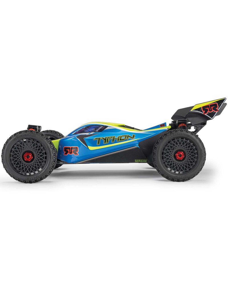 ARRMA ARA4206V4T1 1/8 TYPHON 4X4 RTR BRUSHED BUGGY, BLUE