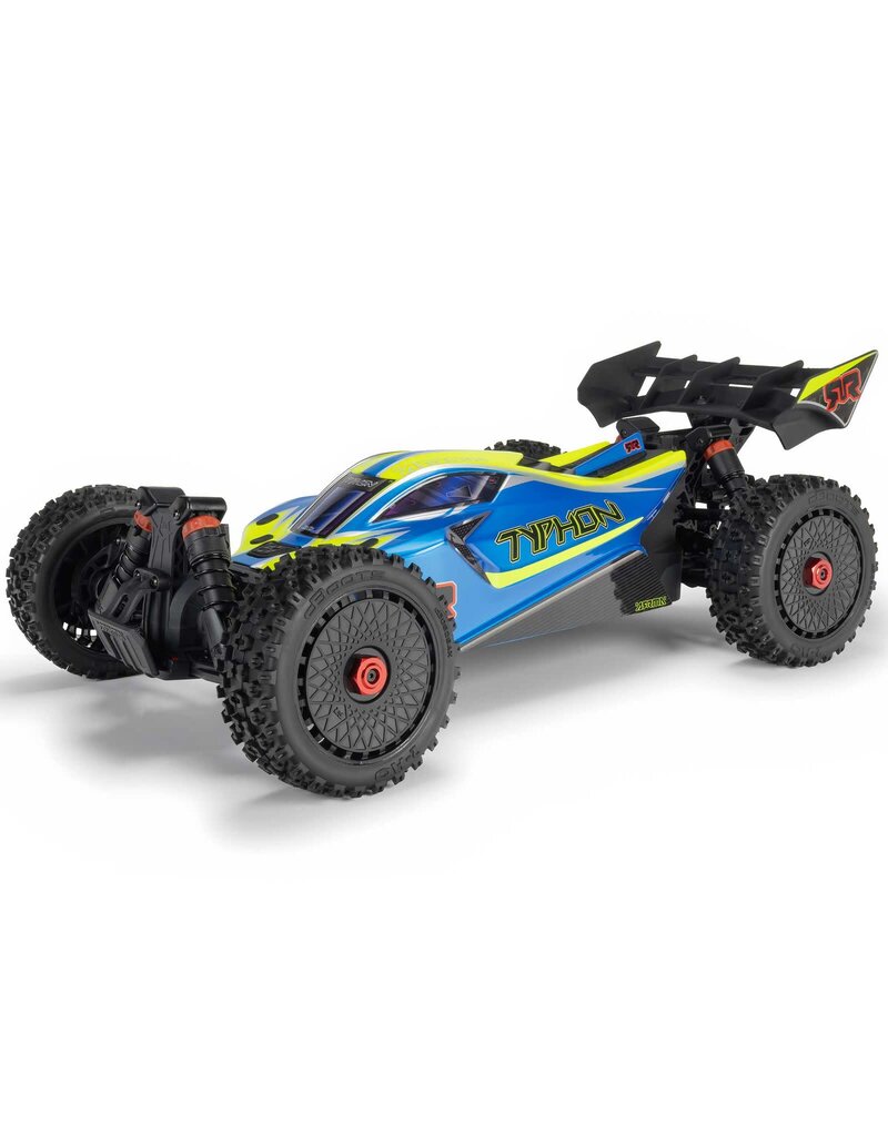 ARRMA ARA4206V4T1 1/8 TYPHON 4X4 RTR BRUSHED BUGGY, BLUE