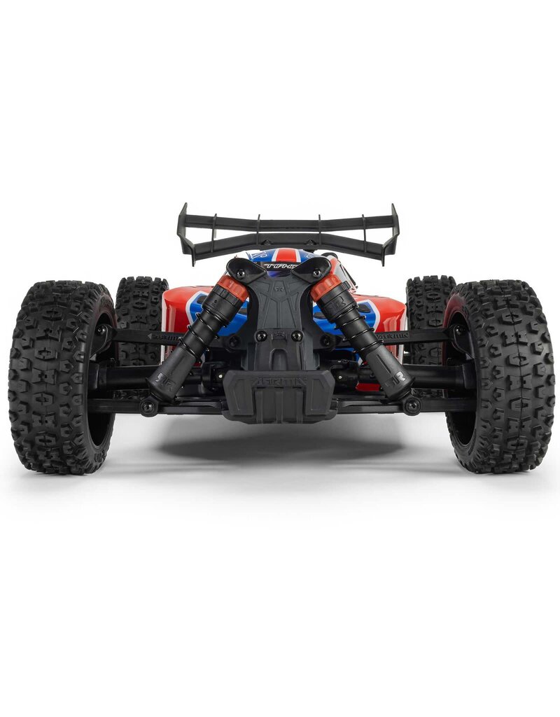 ARRMA ARA4206V4T3 1/8 TYPHON 4X4 RTR BRUSHED BUGGY, RED