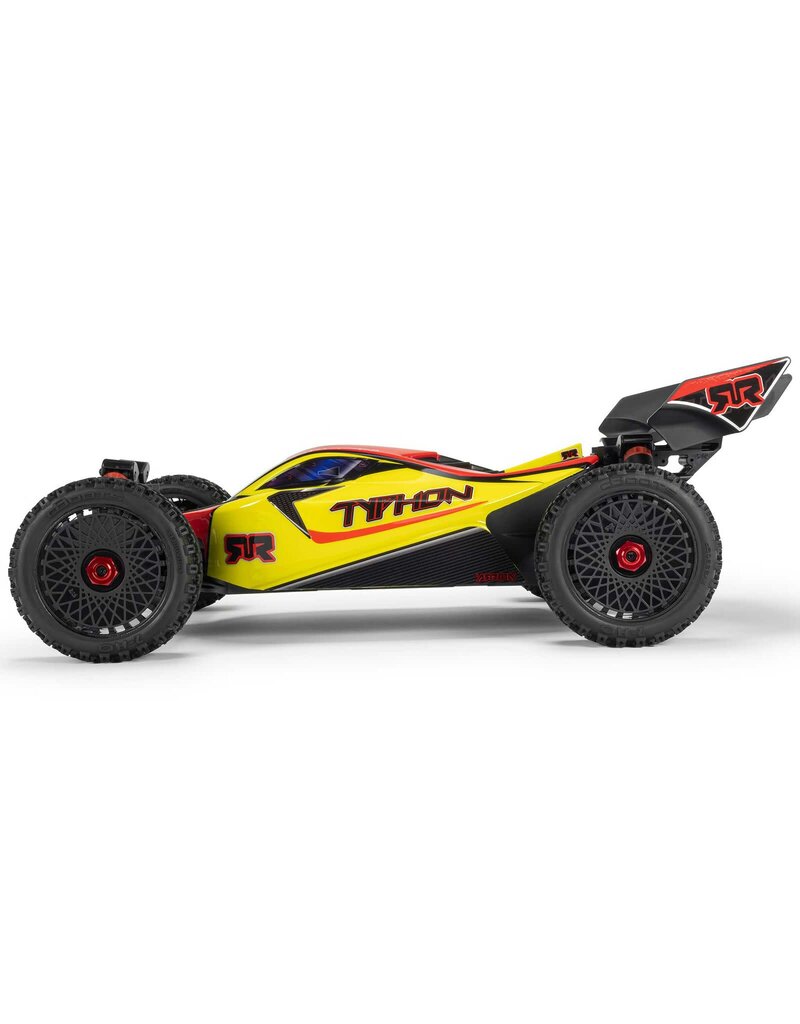 ARRMA ARA4206V4T2 1/8 TYPHON 4X4 RTR BRUSHED BUGGY, YELLOW