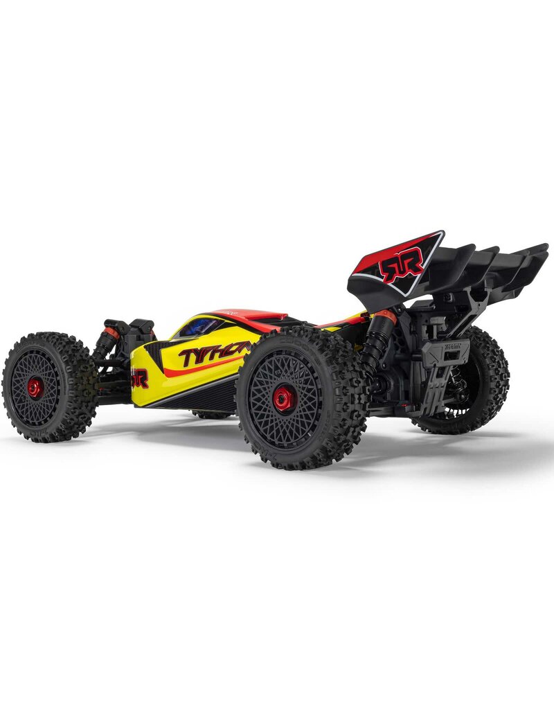ARRMA ARA4206V4T2 1/8 TYPHON 4X4 RTR BRUSHED BUGGY, YELLOW