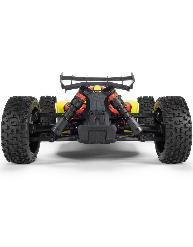 ARRMA ARA4206V4T2 1/8 TYPHON 4X4 RTR BRUSHED BUGGY, YELLOW