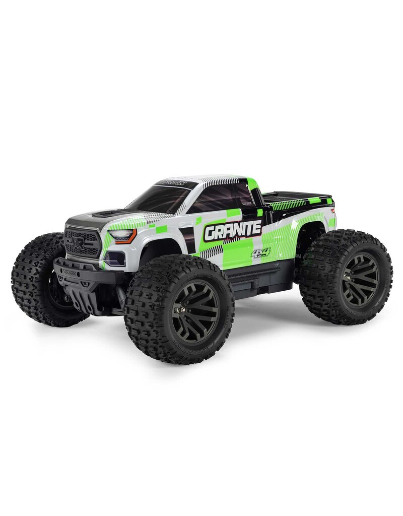 ARRMA ARA4202V4T1 1/10 GRANITE 4X4 RTR BRUSHED MONSTER TRUCK, GREEN