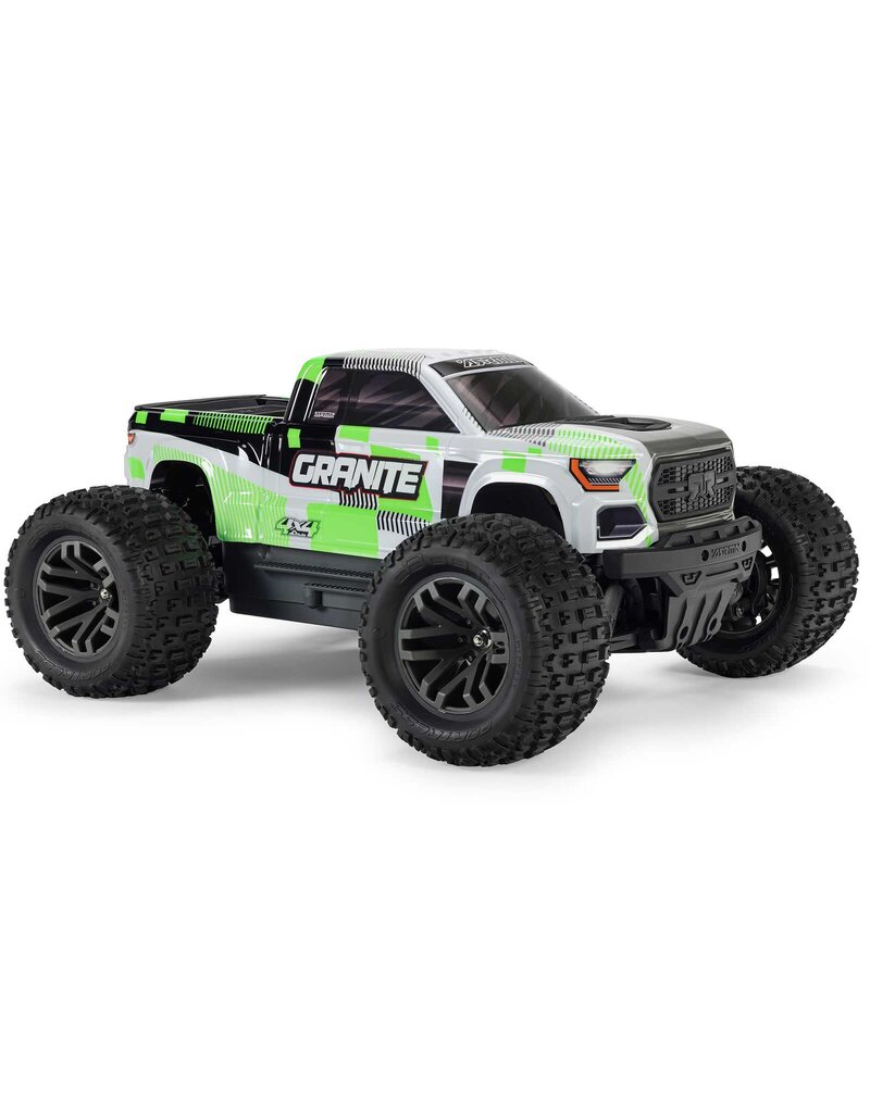 ARRMA ARA4202V4T1 1/10 GRANITE 4X4 RTR BRUSHED MONSTER TRUCK, GREEN