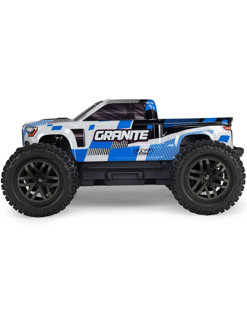 ARRMA ARA4202V4T2 1/10 GRANITE 4X4 RTR BRUSHED MONSTER TRUCK, BLUE