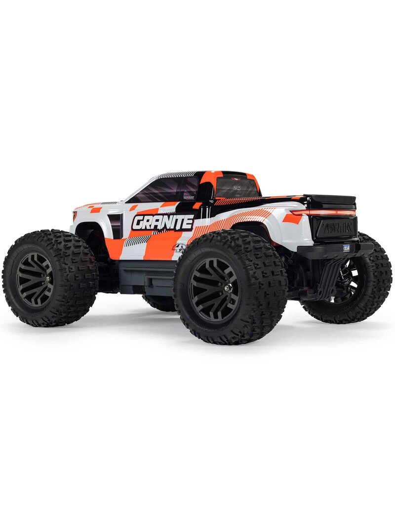 ARRMA ARA4202V4T3 1/10 GRANITE 4X4 RTR BRUSHED MONSTER TRUCK, ORANGE