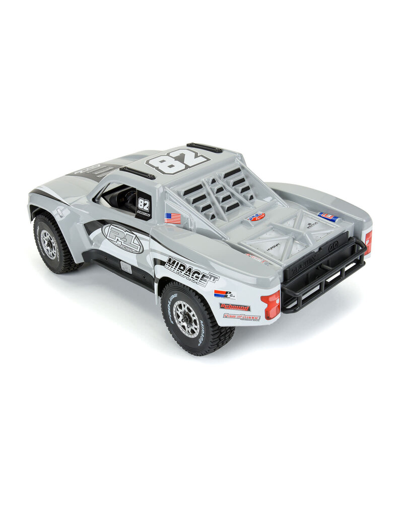 PROLINE RACING PRO367514 1/16 PRE-CUT 2019 CHEVY TROPHY TRUCK TOUGH-COLOR GRAY BODY: GROM